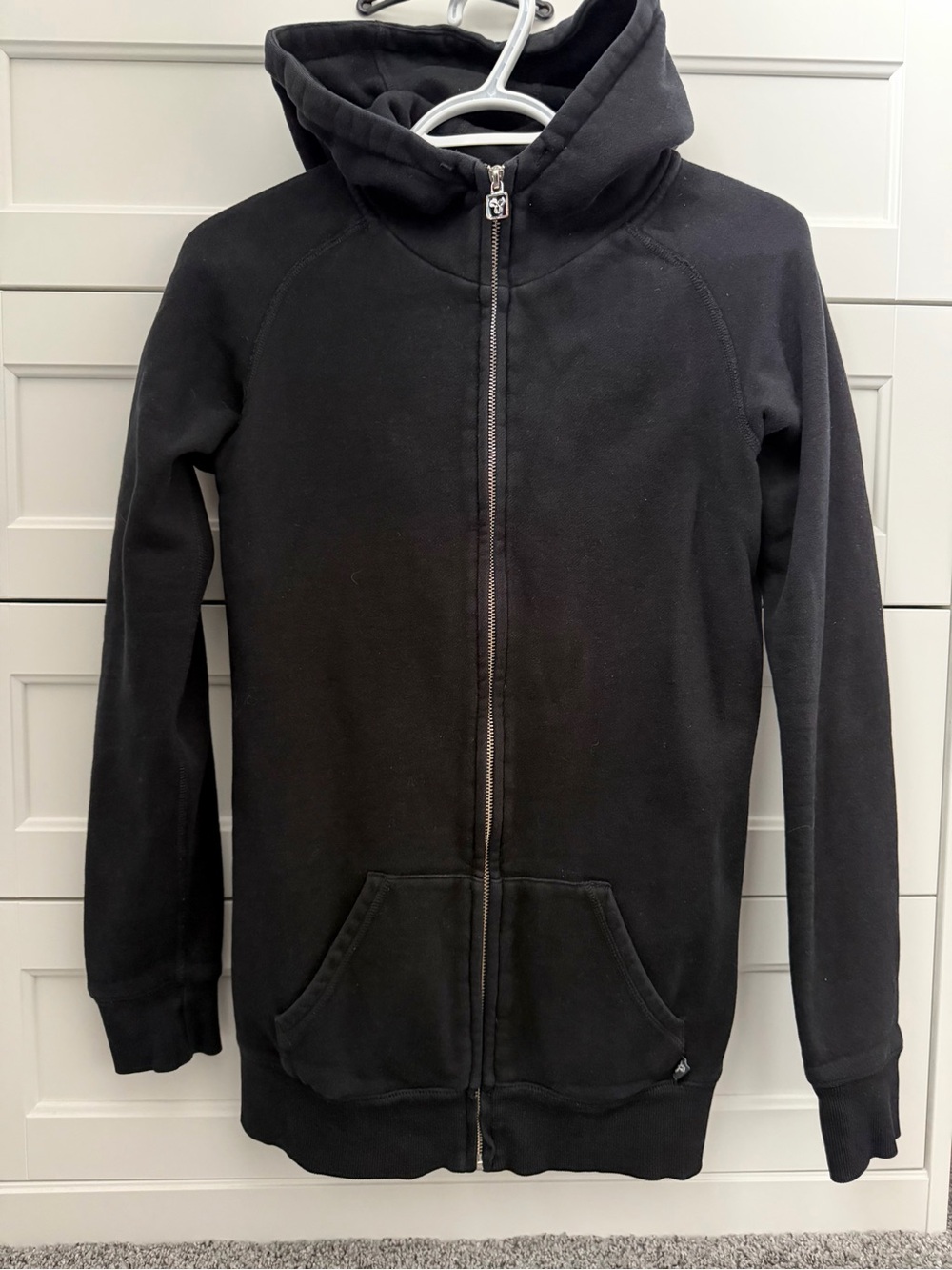 TNA Black Full-Zip Hooded Sweatshirt
